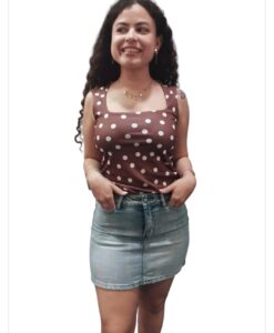Camiseta tirantes topos