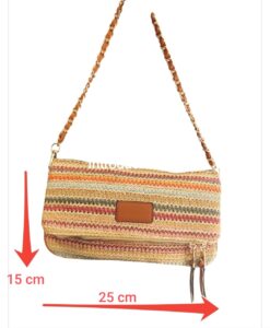 Bolso bandolera multicolor