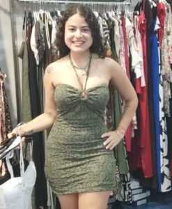 Vestido círculo de moda